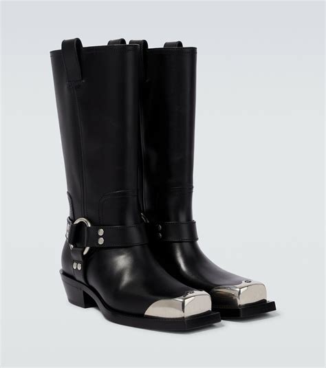 gucci leather horse harness|Gucci harness boots.